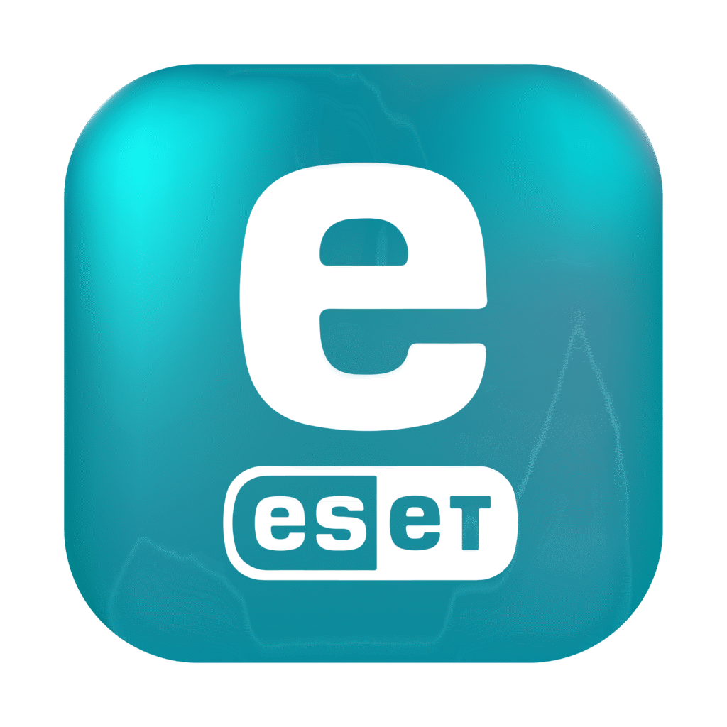 ESET NOD32 Antivirus dashboard on Windows showing protection status