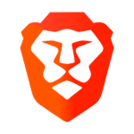 Brave Browser interface showing Shields panel and ad-free browsing