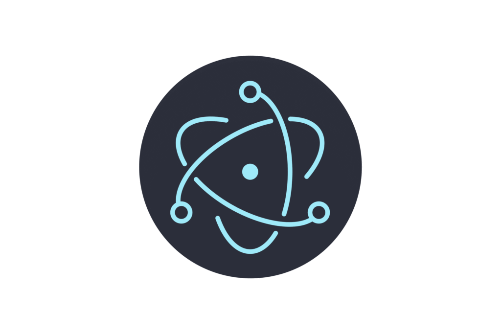 Electron desktop framework interface showcasing cross-platform development features