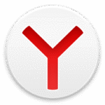 Yandex Browser running on Windows with Turbo Mode and Protect features enabled