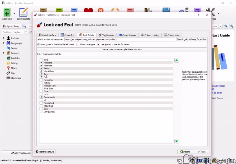 eBook viewer.
