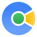 Cent Browser logo on a desktop background