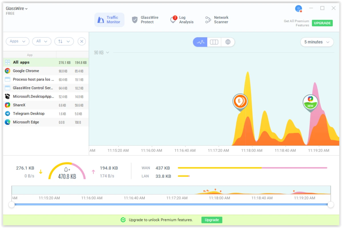 GlassWire Free Download screenshot 2