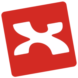XMind mind mapping software interface showing a professional brainstorming map
