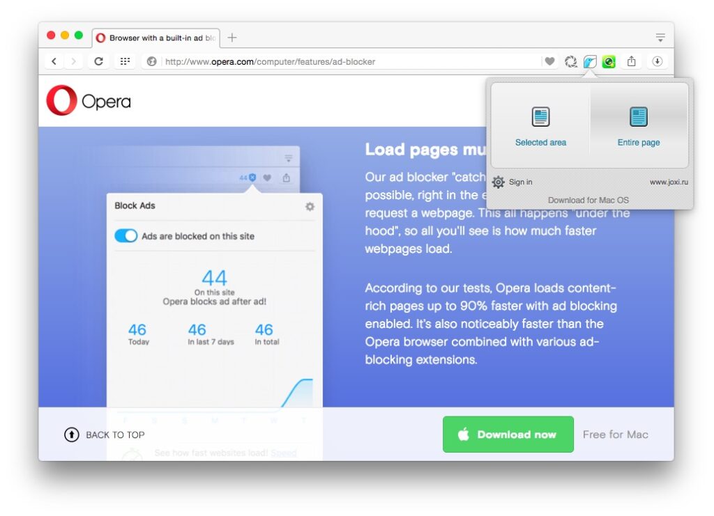 settings panel with VPN and privacy options