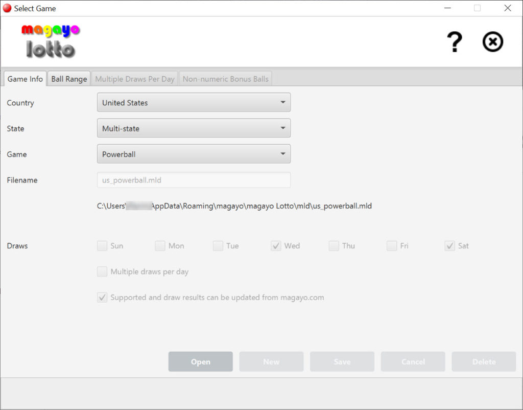 Intelligent number generator in Magayo Lotto with recommended picks