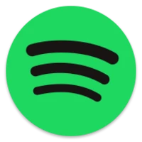 Spotify logo on a desktop background