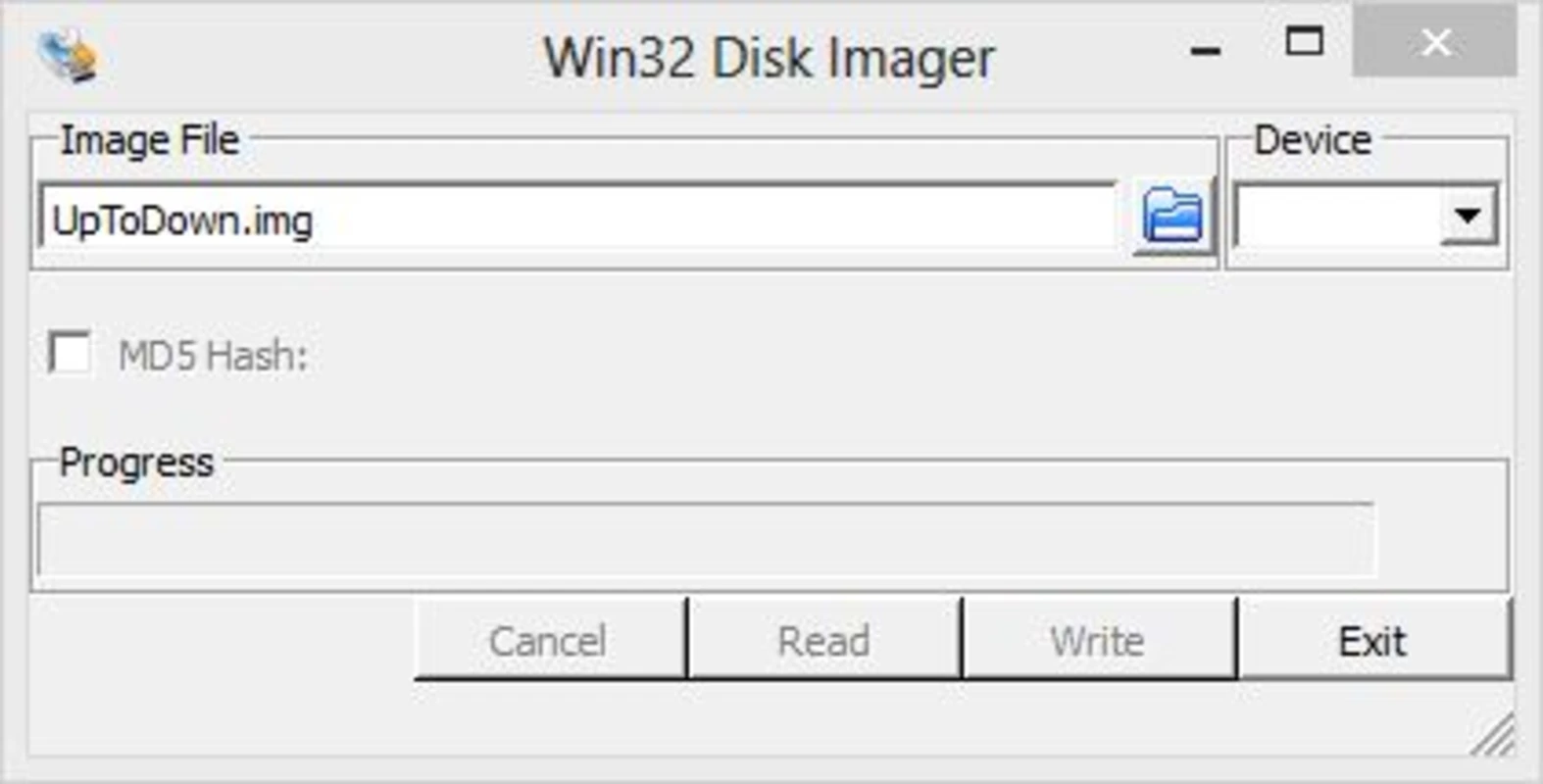 Win32 Disk Imager Free Download screenshot 1