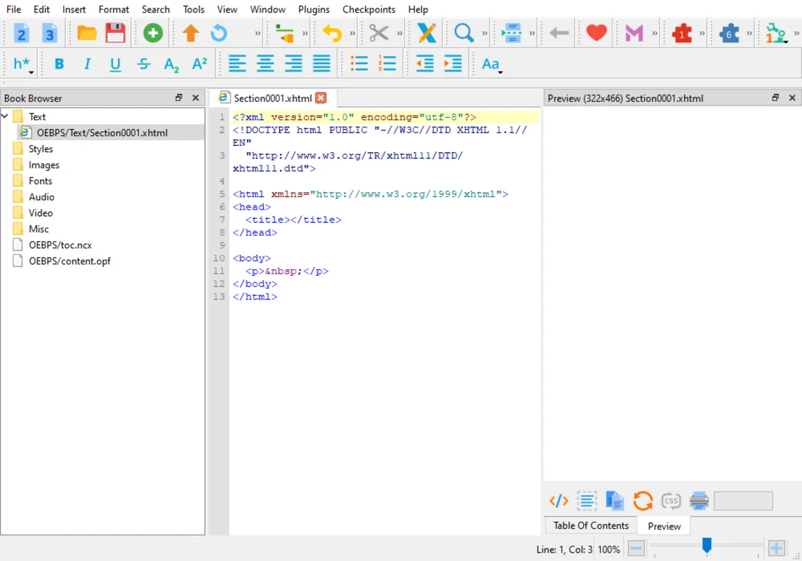 Sigil 2.8.0 Free Download for Windows – EPUB Editor screenshot 1