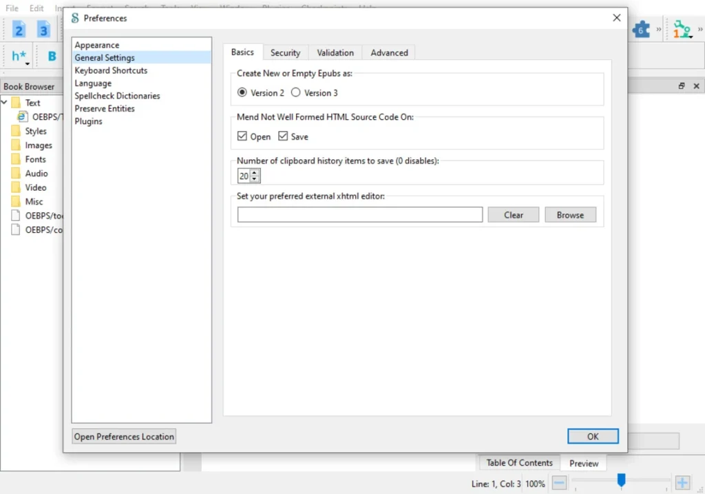 Sigil free download EPUB validation and table of contents management tools