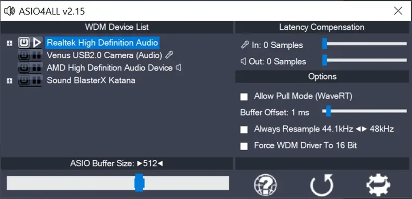 ASIO4ALL Free Download for Windows β ASIO Driver screenshot 1