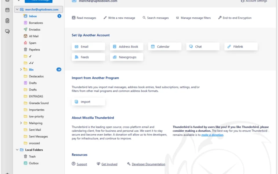 Thunderbird Free Download for Windows – Email Client screenshot 4