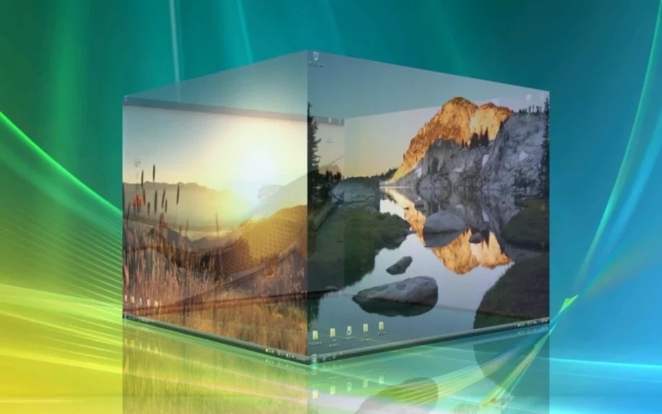 DeskSpace Free Download for Windows β 3D Desktops screenshot 1